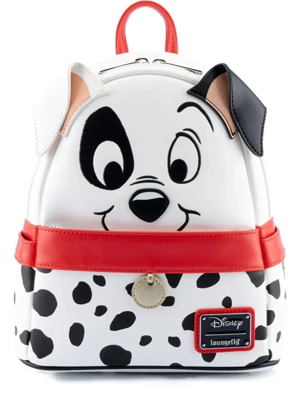 Loungefly 101 Dalmatians 70th Anniversary Mini Backpack - White, Black & Red